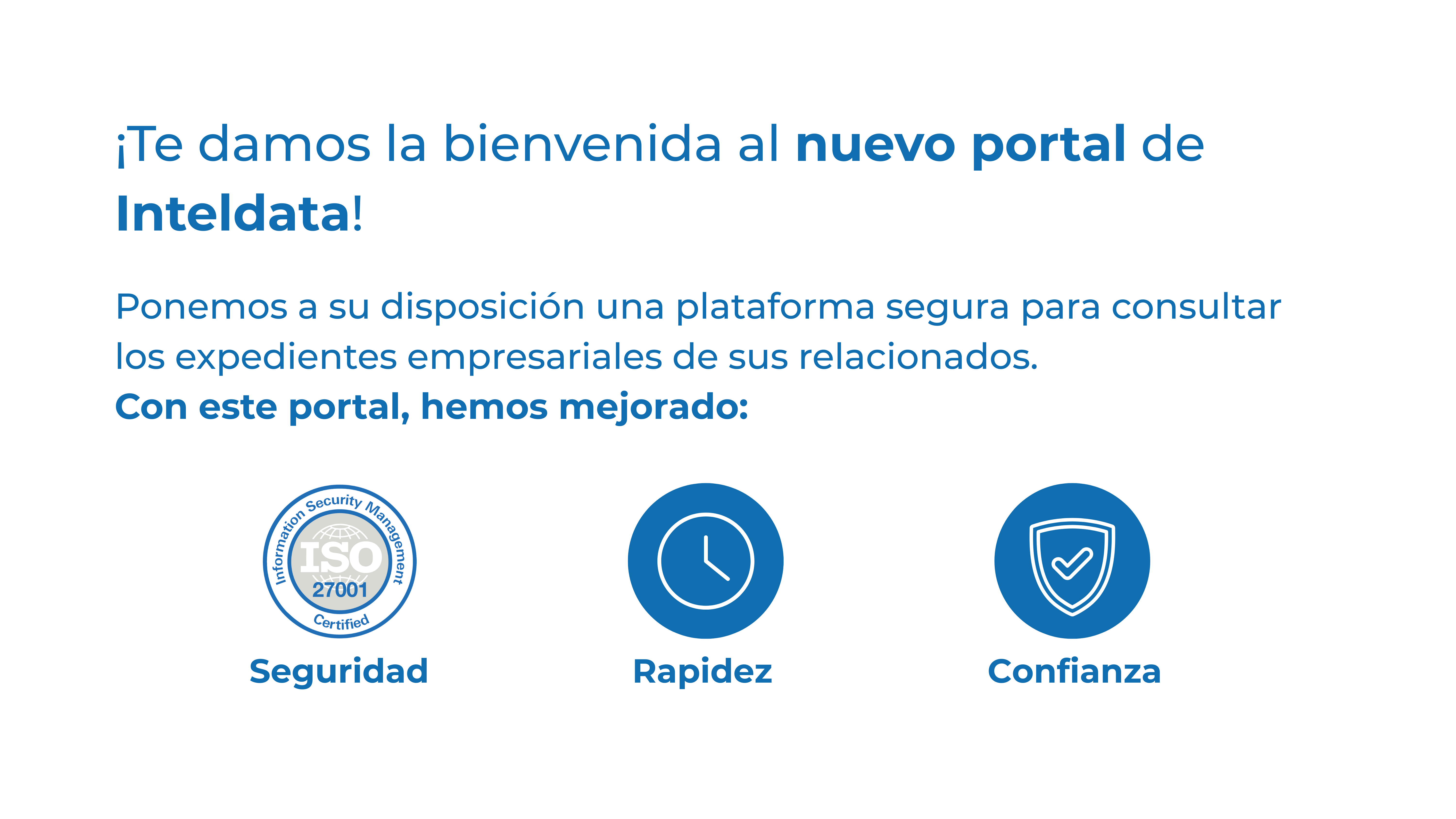 Bienvenida a Inteldata